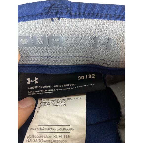 Men's Under Armour Loose Fit Blue Golf Pants Size 30 x 32 - Picture 4 of 7